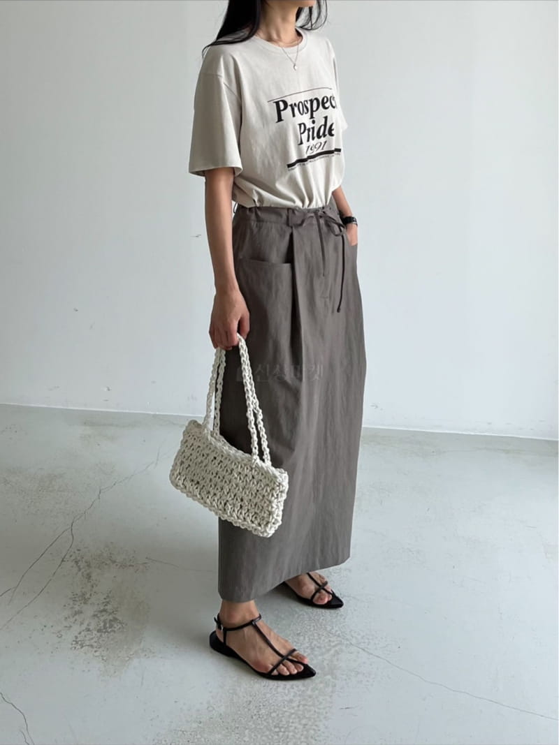 Taupe - Korean Women Fashion - #momslook - Pintuck Skirt - 11