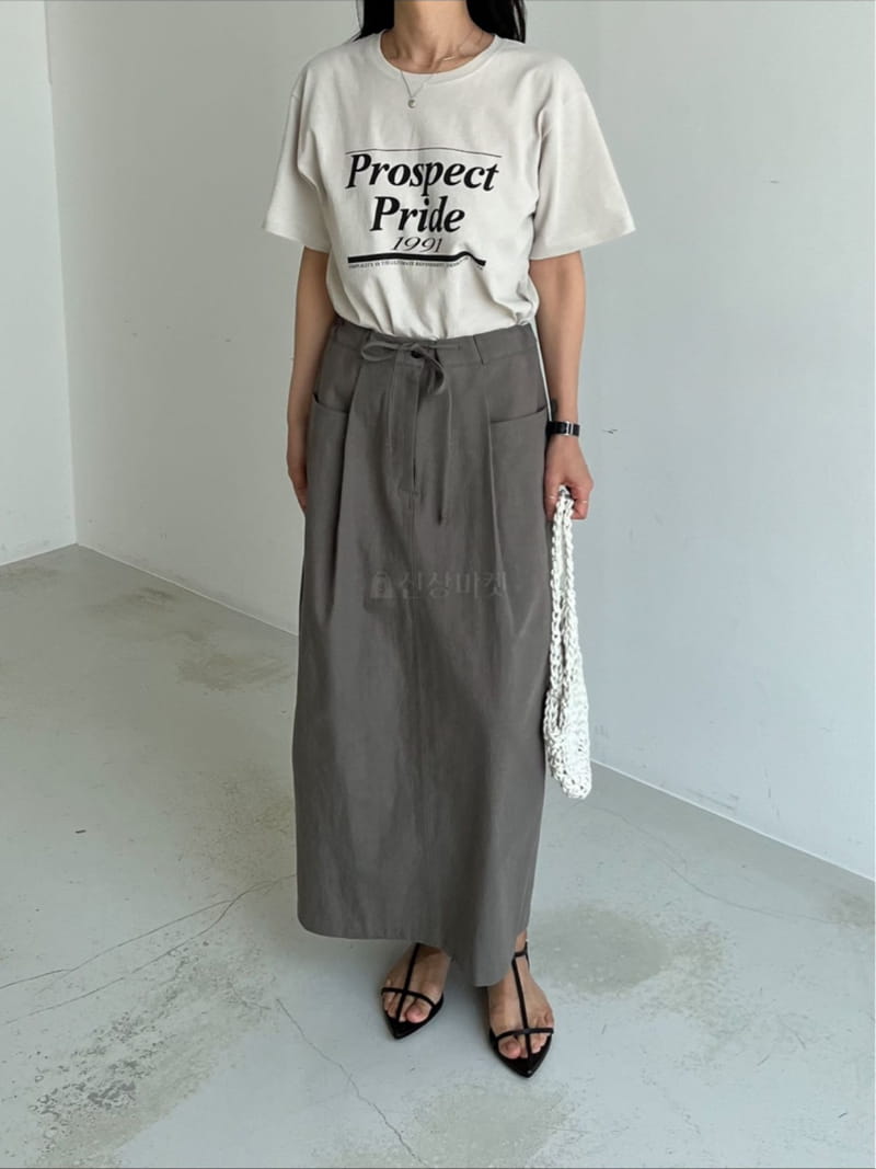 Taupe - Korean Women Fashion - #momslook - Pintuck Skirt - 9