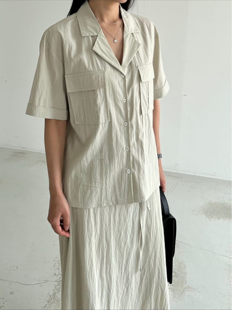 Taupe - Korean Women Fashion - #momslook - Jade Shirt - 2