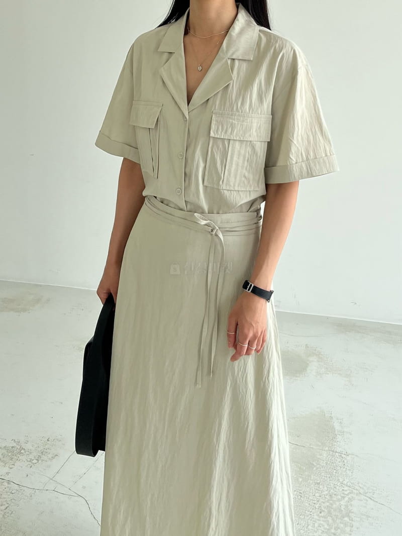 Taupe - Korean Women Fashion - #momslook - Jade Skirt - 5