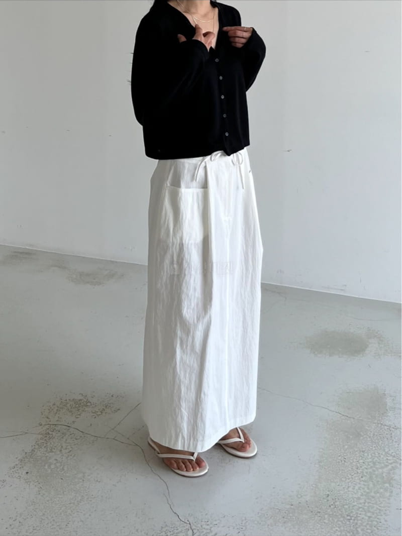 Taupe - Korean Women Fashion - #womensfashion - Pintuck Skirt - 6