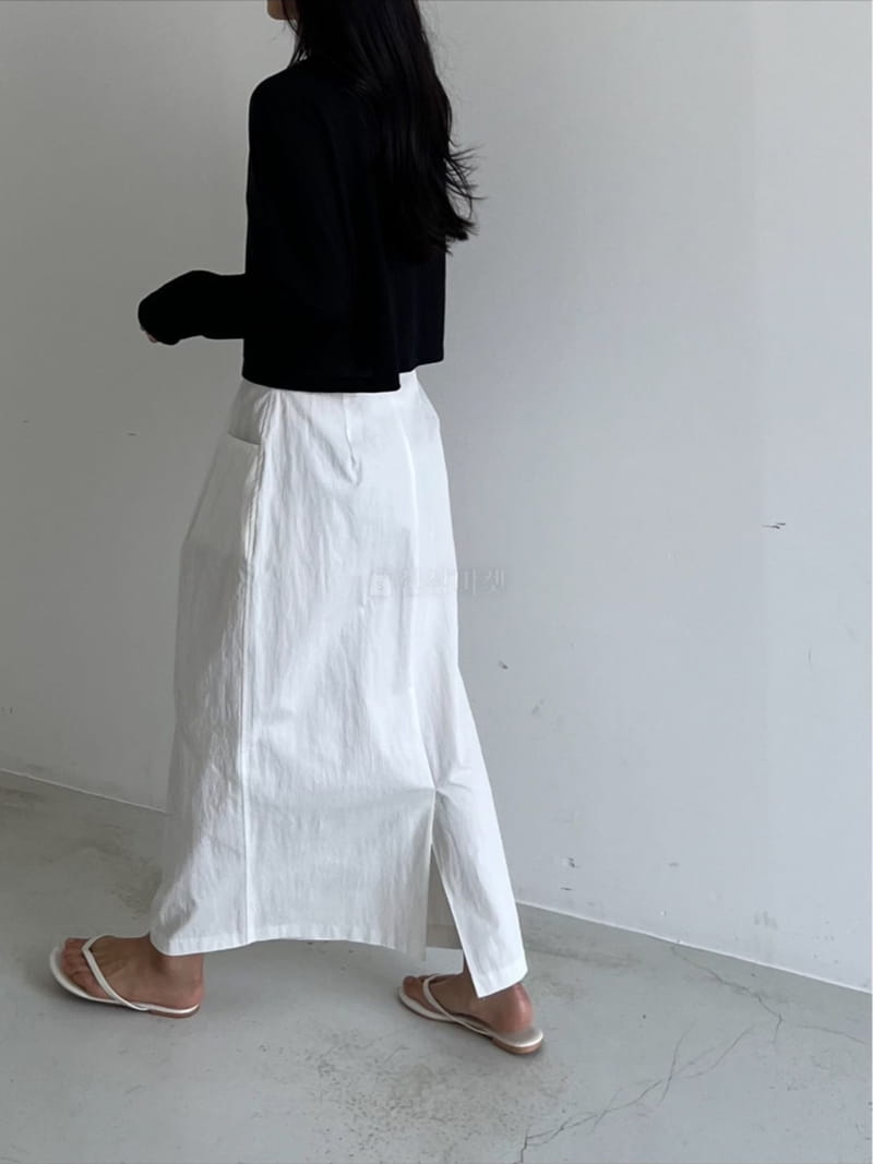 Taupe - Korean Women Fashion - #womensfashion - Pintuck Skirt - 8