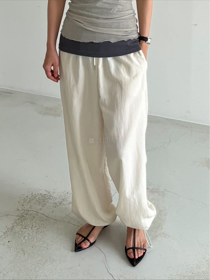 Taupe - Korean Women Fashion - #womensfashion - Touch Band Pants - 7