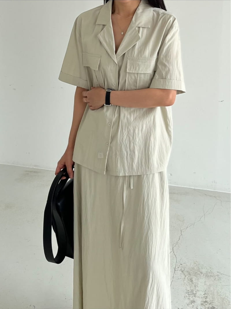 Taupe - Korean Women Fashion - #womensfashion - Jade Shirt
