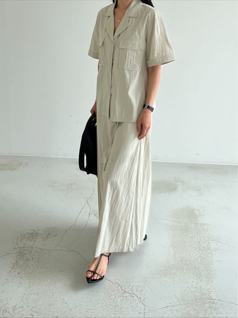 Taupe - Korean Women Fashion - #womensfashion - Jade Shirt - 3