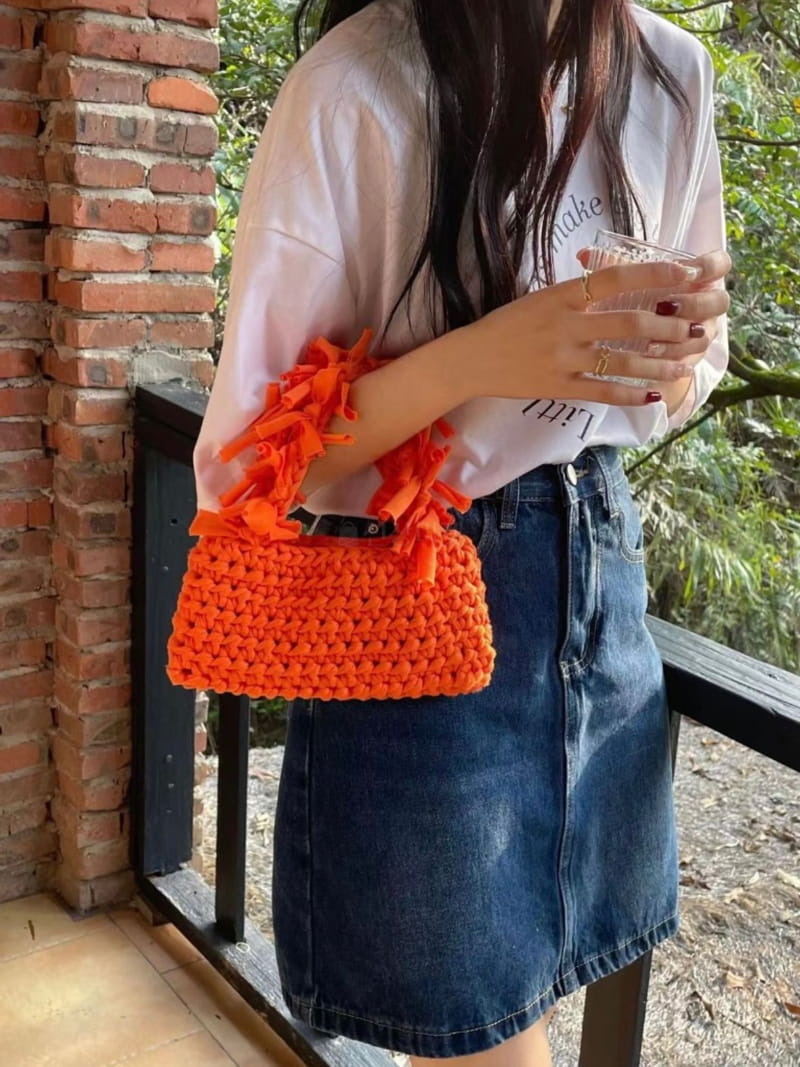 Trouvaille - Korean Women Fashion - #momslook - Shopy Quilting Tote Bag - 7