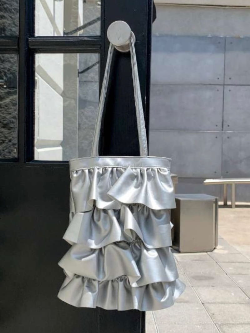 Trouvaille - Korean Women Fashion - #momslook - Cancan Frill Shoulder Bag - 5
