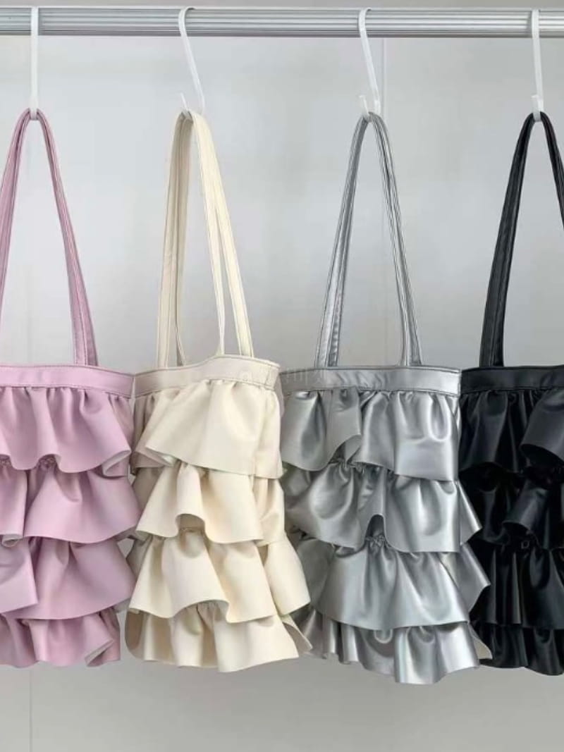 Trouvaille - Korean Women Fashion - #momslook - Cancan Frill Shoulder Bag - 7