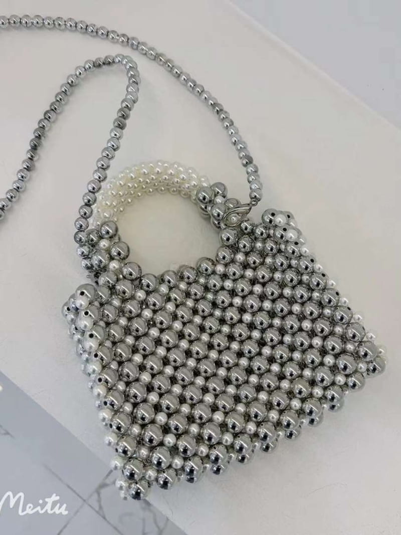 Trouvaille - Korean Women Fashion - #momslook - Berno Pearl Tote Bag - 2