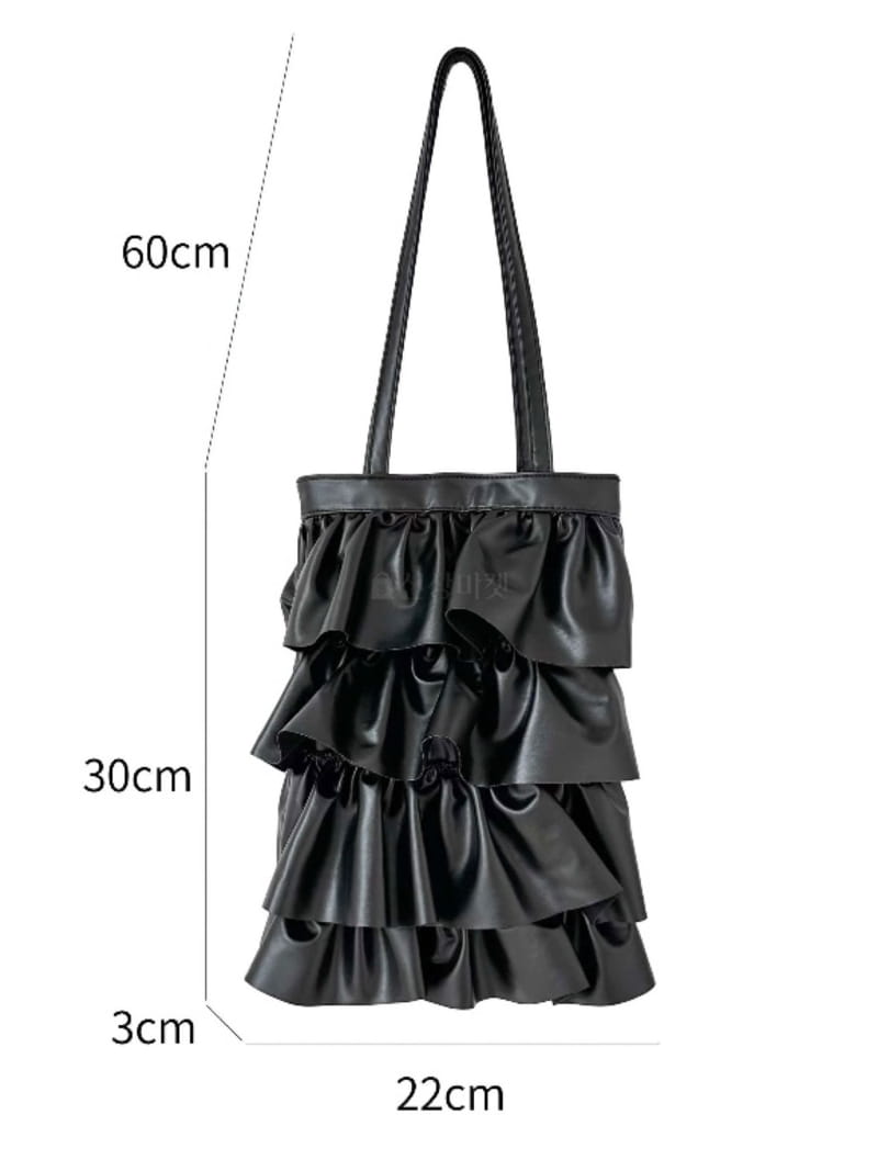 Trouvaille - Korean Women Fashion - #womensfashion - Cancan Frill Shoulder Bag - 12