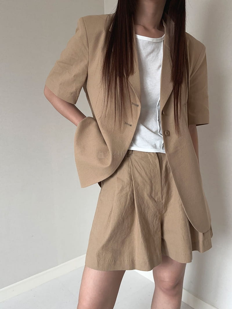 Unene Garden - Korean Women Fashion - #momslook - Linen Jacket - 3
