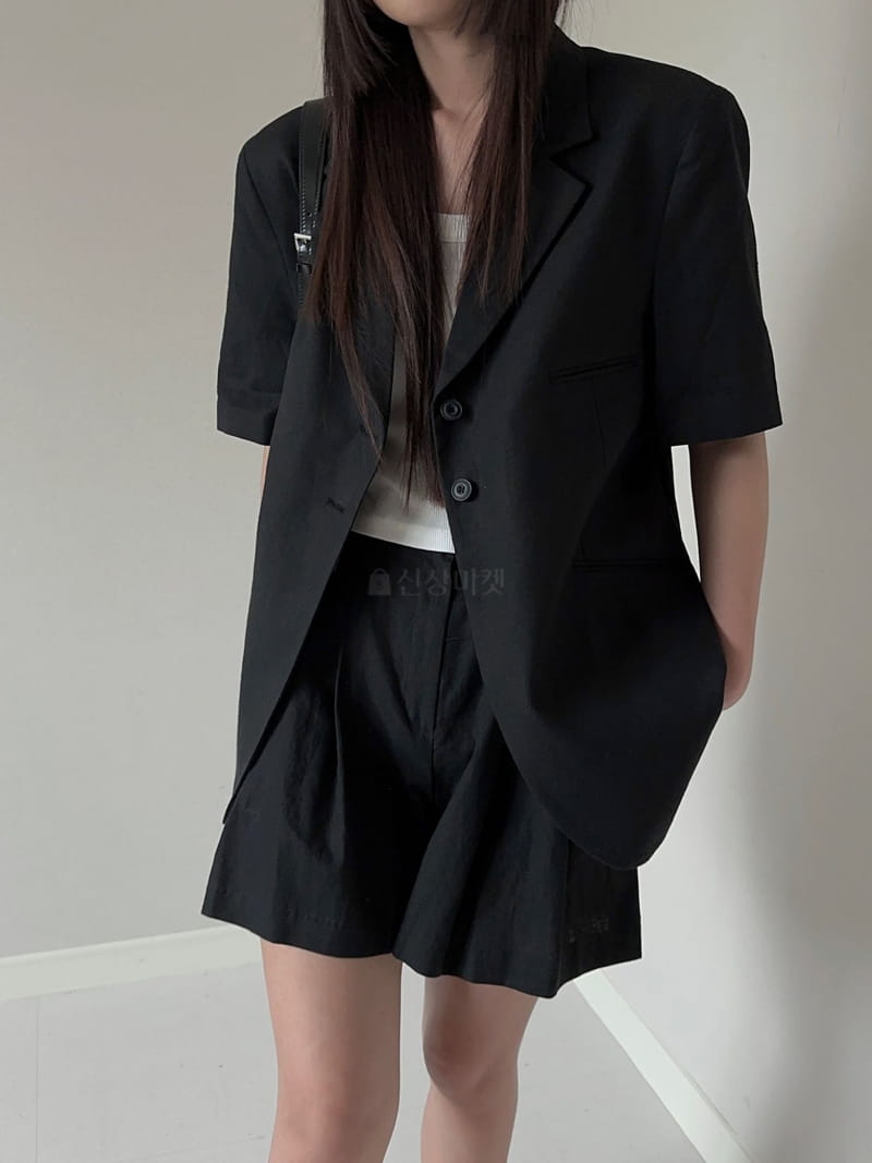 Unene Garden - Korean Women Fashion - #momslook - Linen Jacket - 9