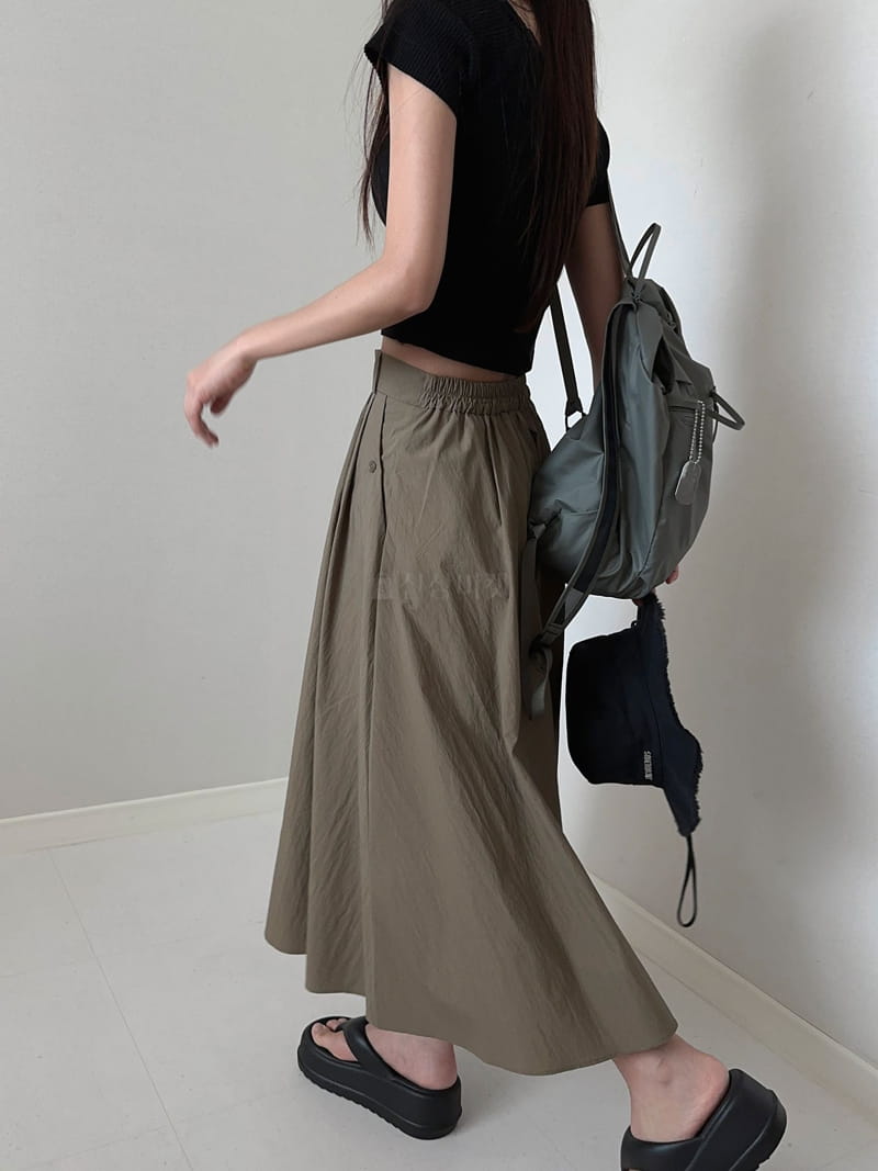 Unene Garden - Korean Women Fashion - #momslook - Round Skirt - 3