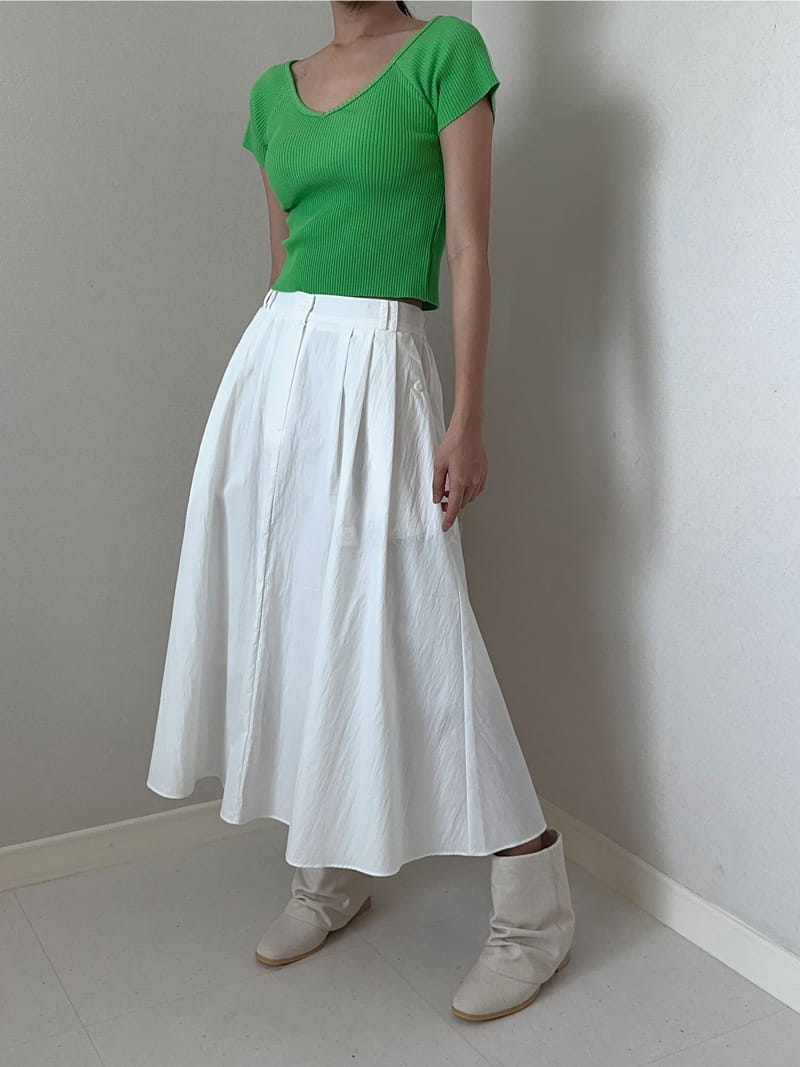 Unene Garden - Korean Women Fashion - #momslook - Round Skirt - 4