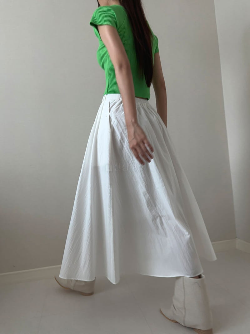 Unene Garden - Korean Women Fashion - #momslook - Round Skirt - 5