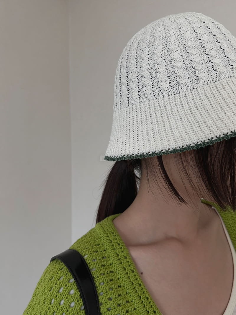 Unene Garden - Korean Women Fashion - #thelittlethings - Cable Bucket Hat
