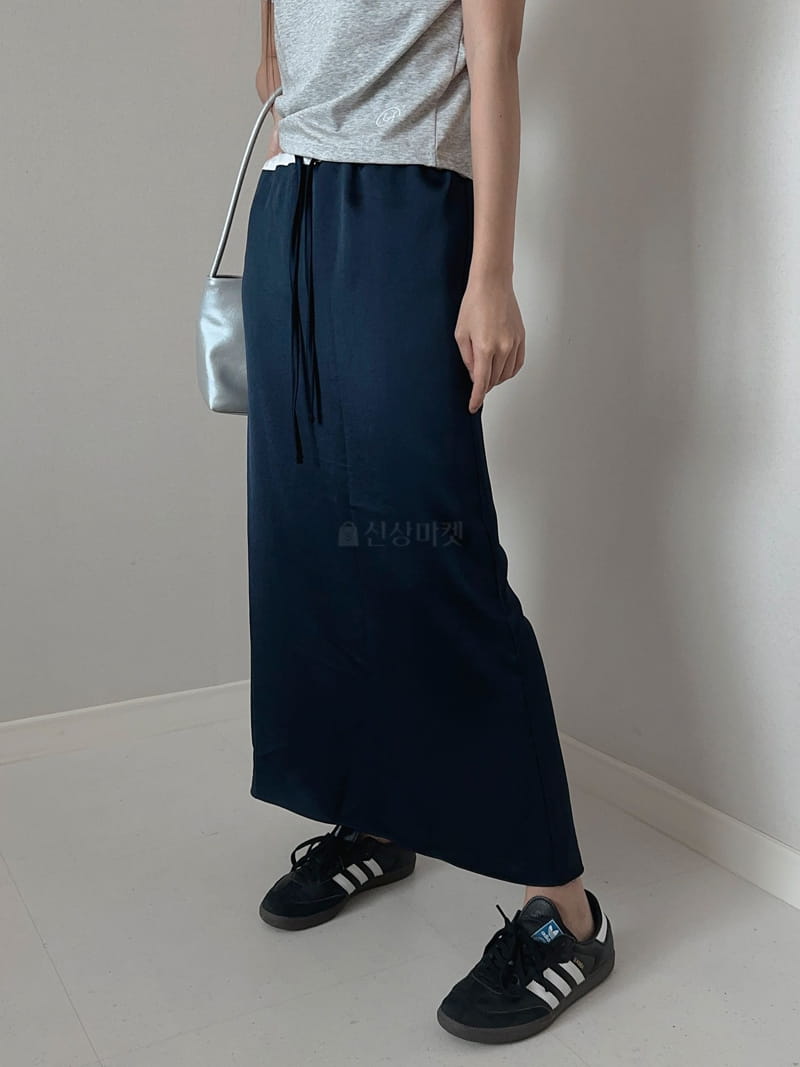 Unene Garden - Korean Women Fashion - #womensfashion - Shatin Skirt - 3
