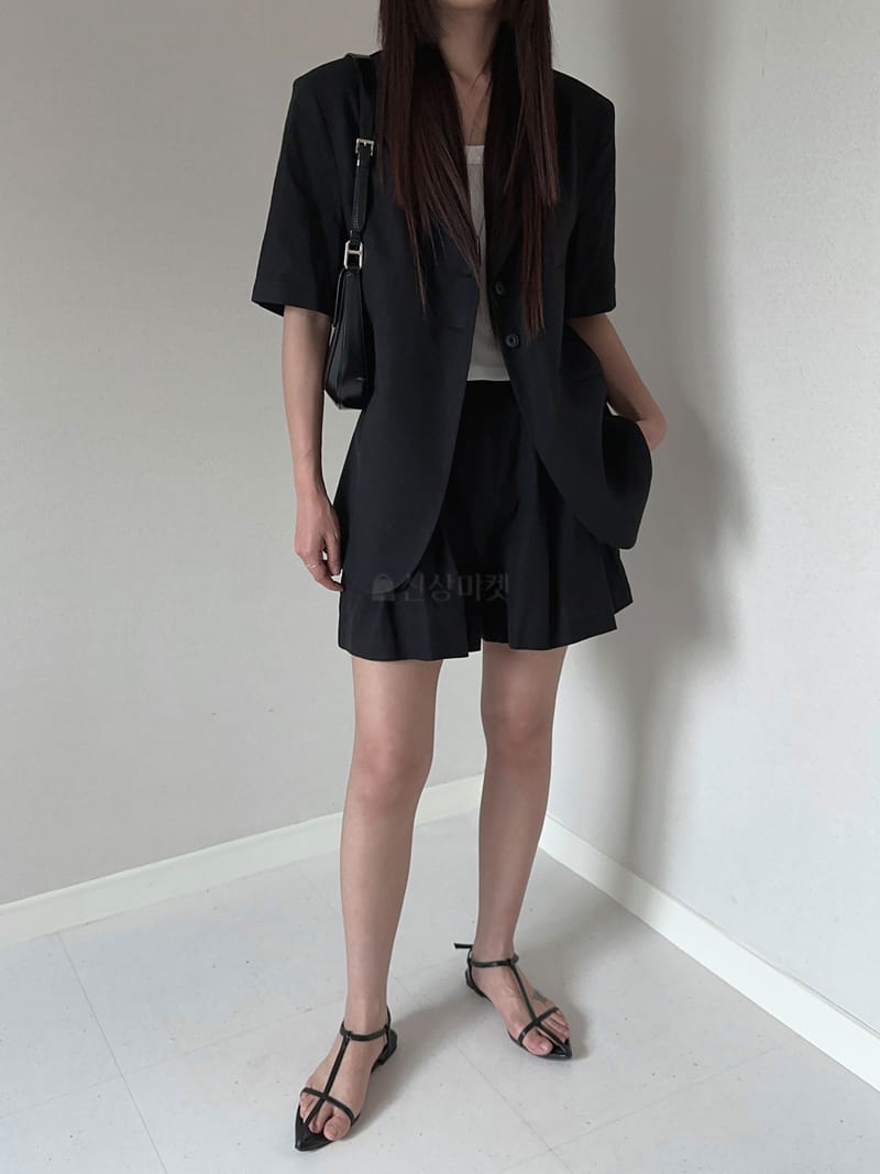 Unene Garden - Korean Women Fashion - #womensfashion - Linen Jacket - 10