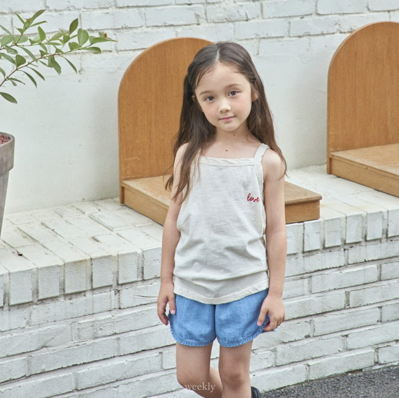 Weekly - Korean Children Fashion - #childofig - Piping Denim Shorts - 10