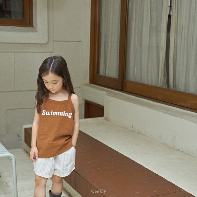 Weekly - Korean Children Fashion - #childofig - Swim Linen Sleeveless - 8
