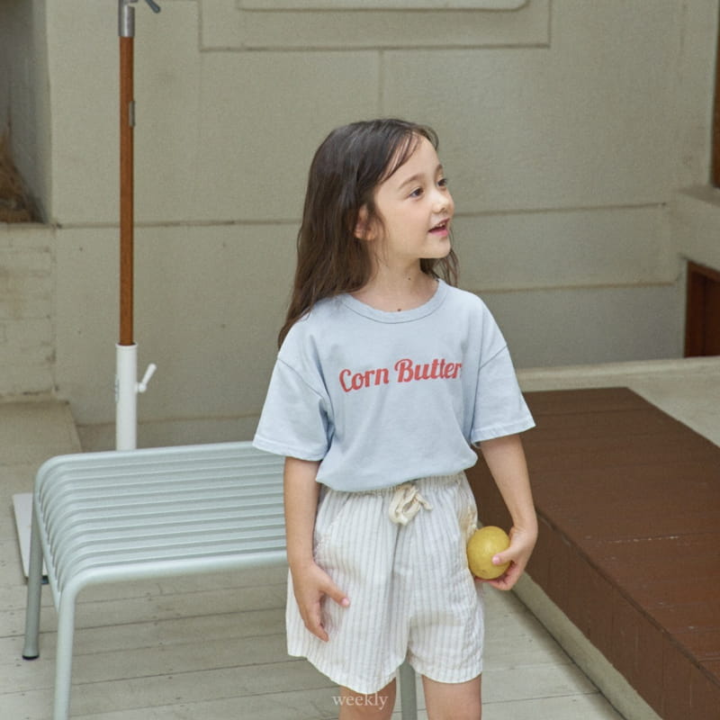 Weekly - Korean Children Fashion - #childofig - Corn Butter Tee - 7