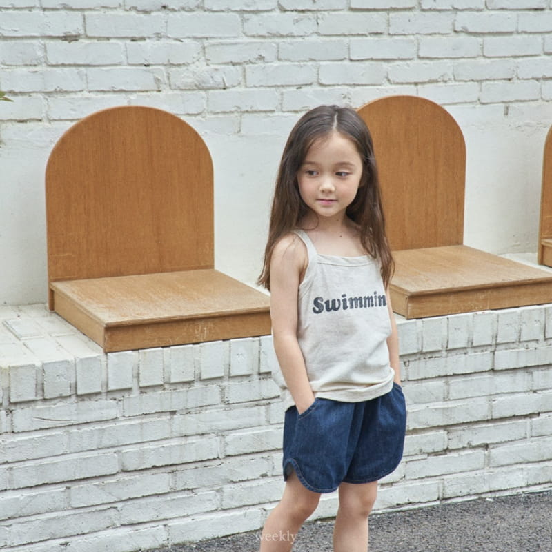 Weekly - Korean Children Fashion - #designkidswear - Swim Linen Sleeveless - 10