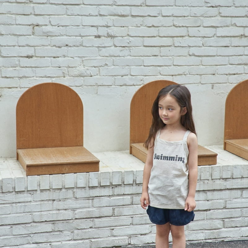 Weekly - Korean Children Fashion - #discoveringself - Swim Linen Sleeveless - 11