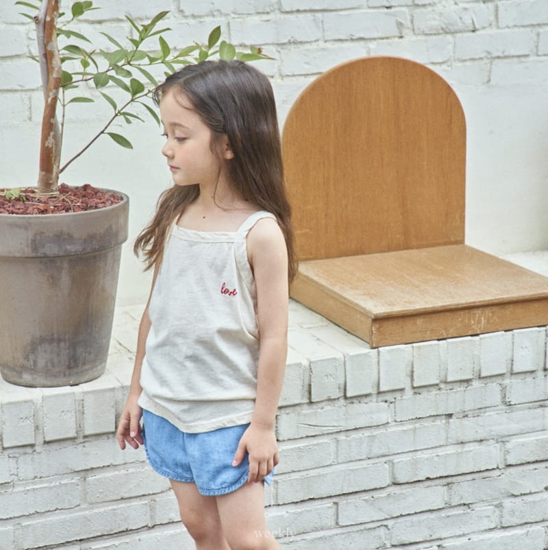 Weekly - Korean Children Fashion - #kidsshorts - Love Sleeveless - 11