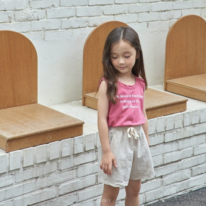 Weekly - Korean Children Fashion - #Kfashion4kids - Classic Linen Shorts - 4