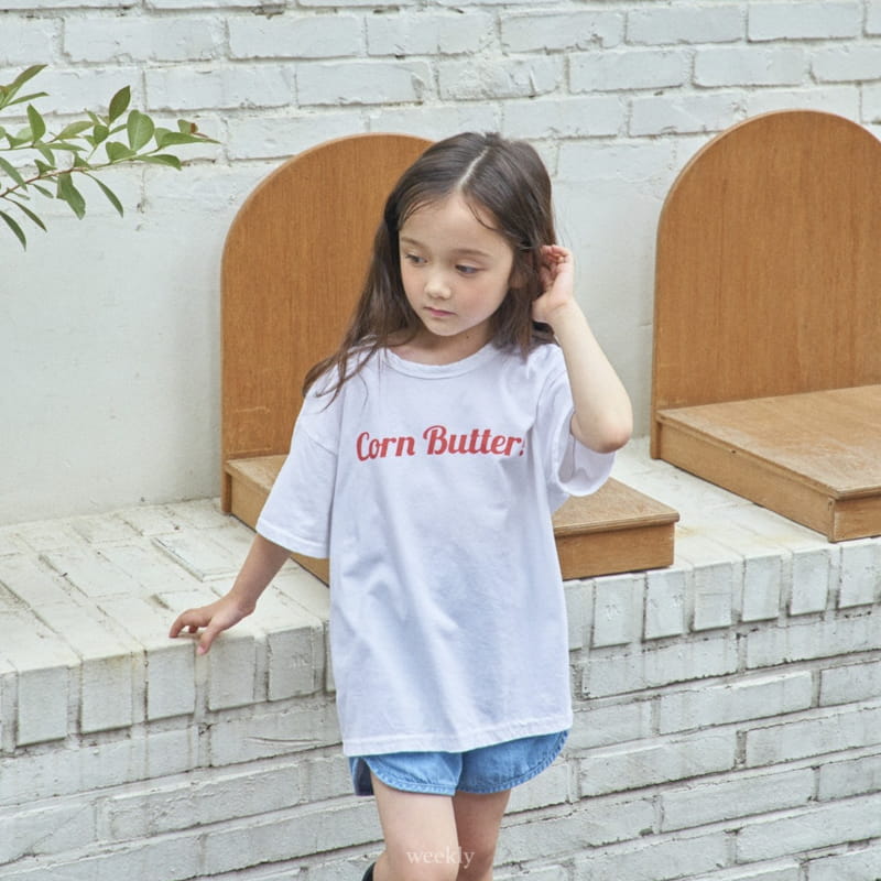 Weekly - Korean Children Fashion - #magicofchildhood - Corn Butter Tee