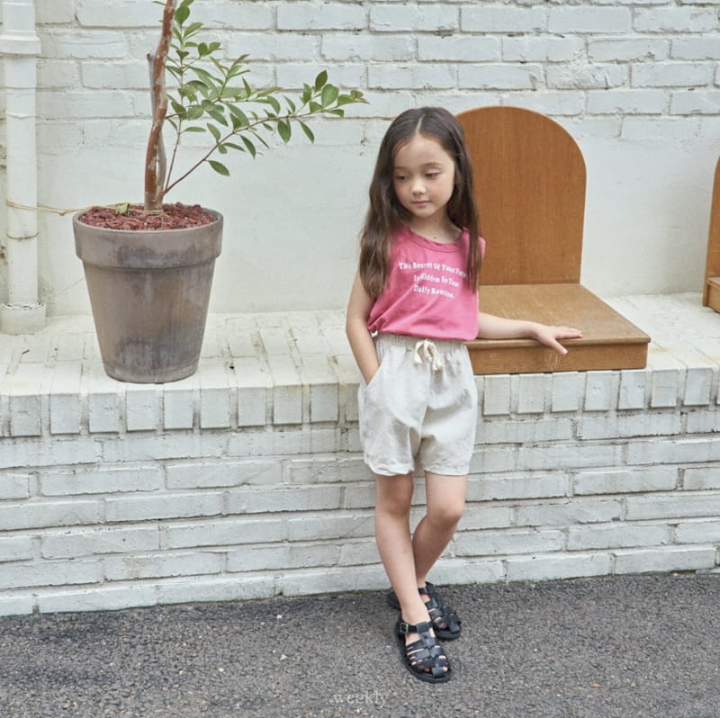 Weekly - Korean Children Fashion - #minifashionista - Classic Linen Shorts - 6