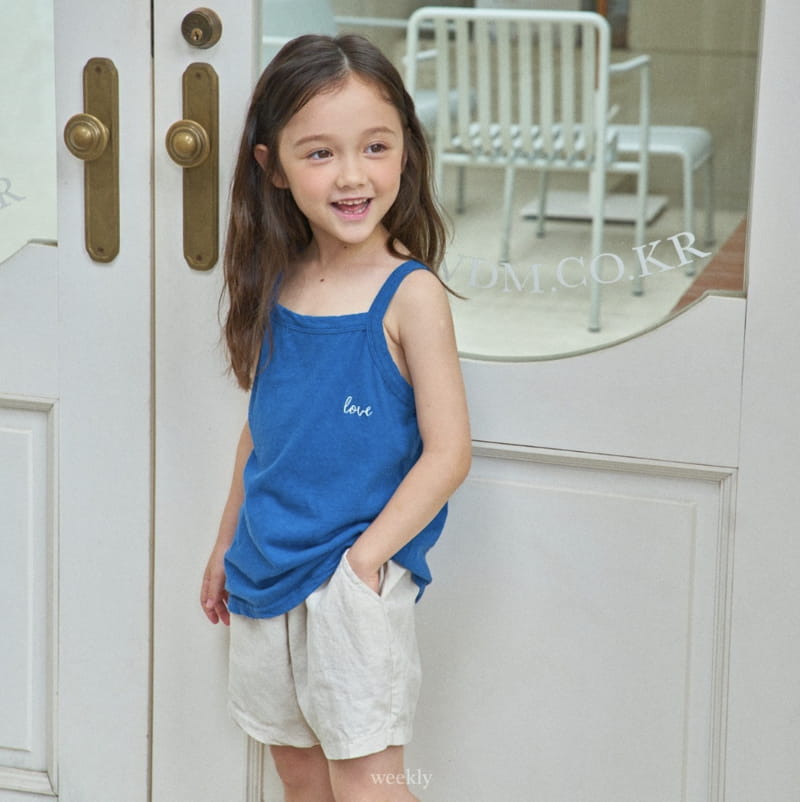 Weekly - Korean Children Fashion - #minifashionista - Love Sleeveless