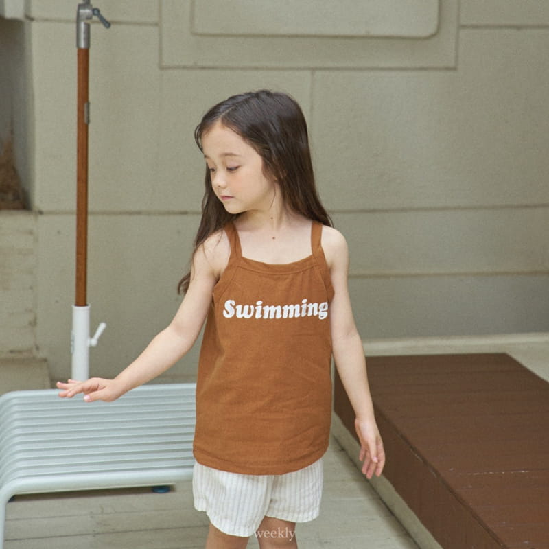 Weekly - Korean Children Fashion - #minifashionista - Swim Linen Sleeveless - 4