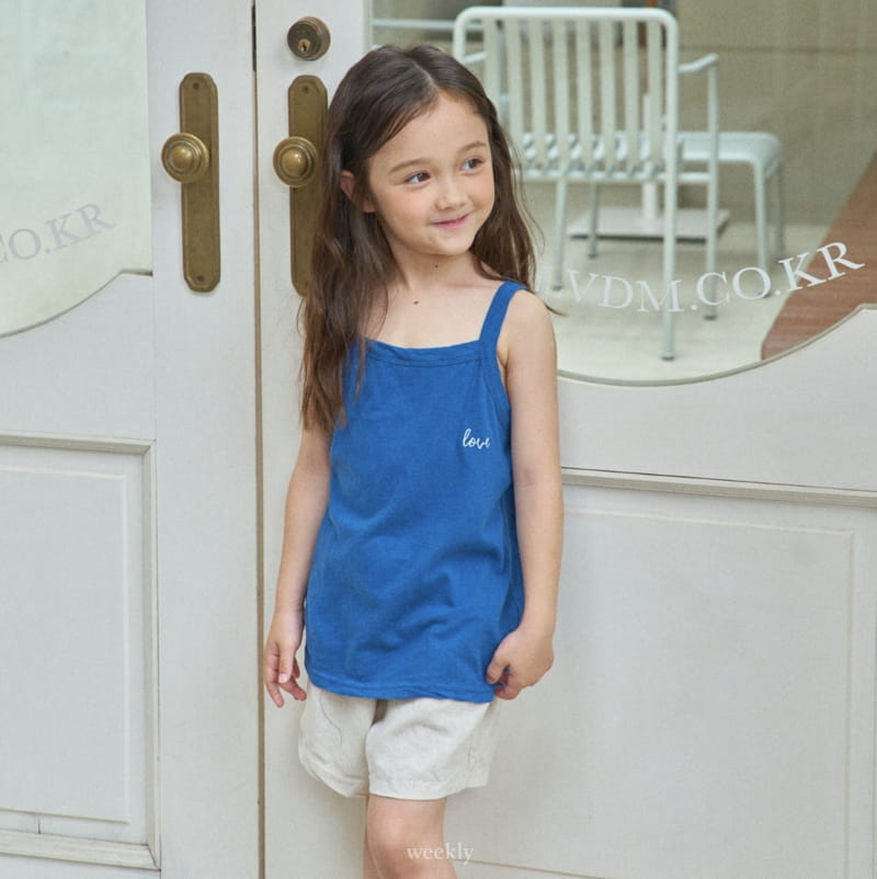 Weekly - Korean Children Fashion - #prettylittlegirls - Love Sleeveless - 2
