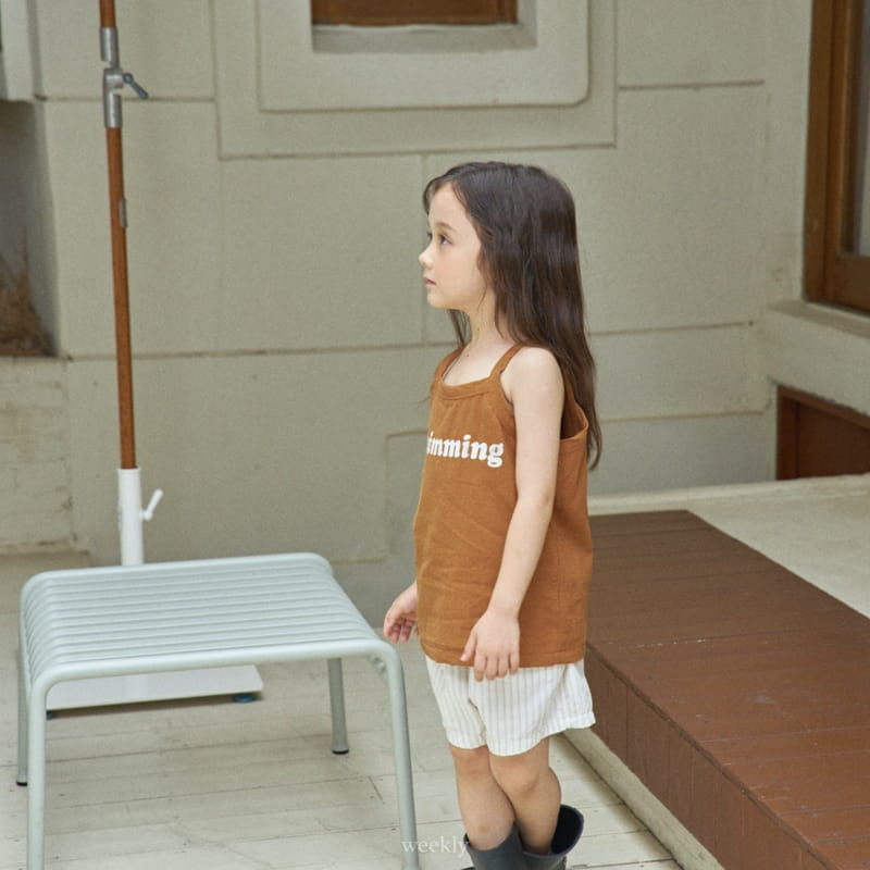 Weekly - Korean Children Fashion - #stylishchildhood - Swim Linen Sleeveless - 7