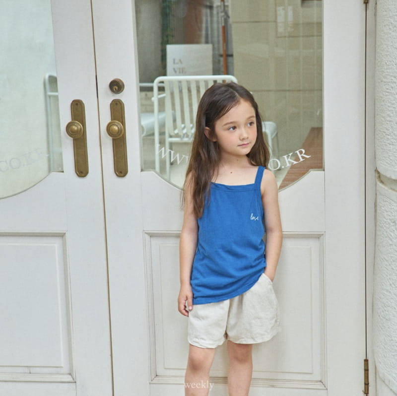 Weekly - Korean Children Fashion - #todddlerfashion - Classic Linen Shorts - 8