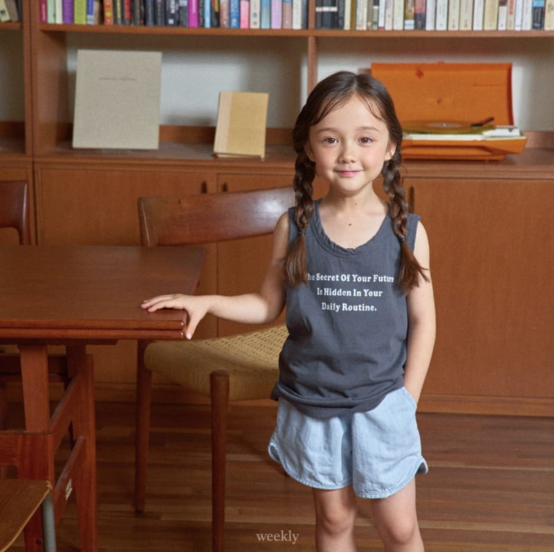 Weekly - Korean Children Fashion - #todddlerfashion - Piping Denim Shorts - 7