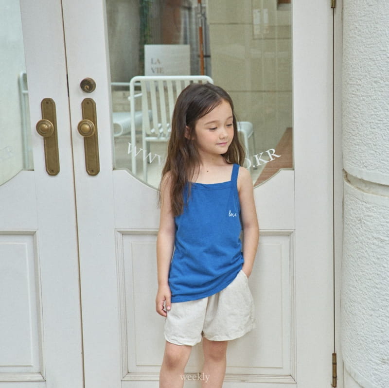 Weekly - Korean Children Fashion - #toddlerclothing - Classic Linen Shorts - 9