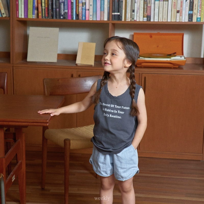 Weekly - Korean Children Fashion - #toddlerclothing - Piping Denim Shorts - 8