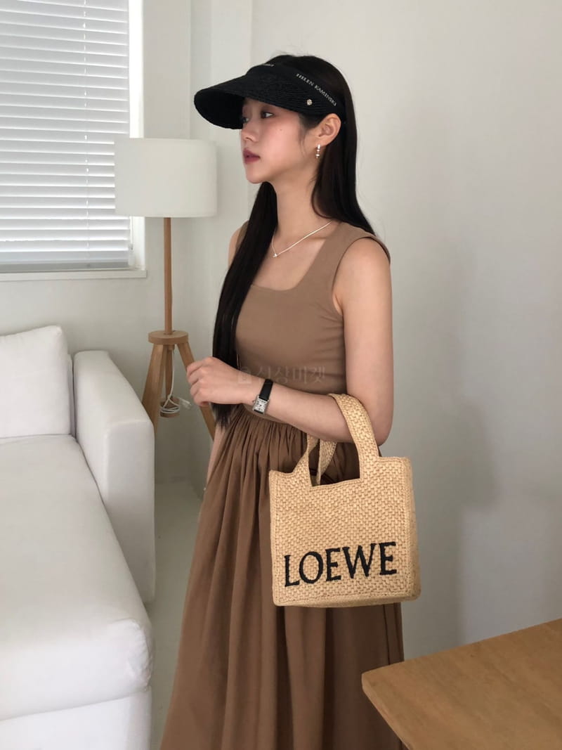 Your - Korean Women Fashion - #momslook - Pure Square Sleeveless One-piece