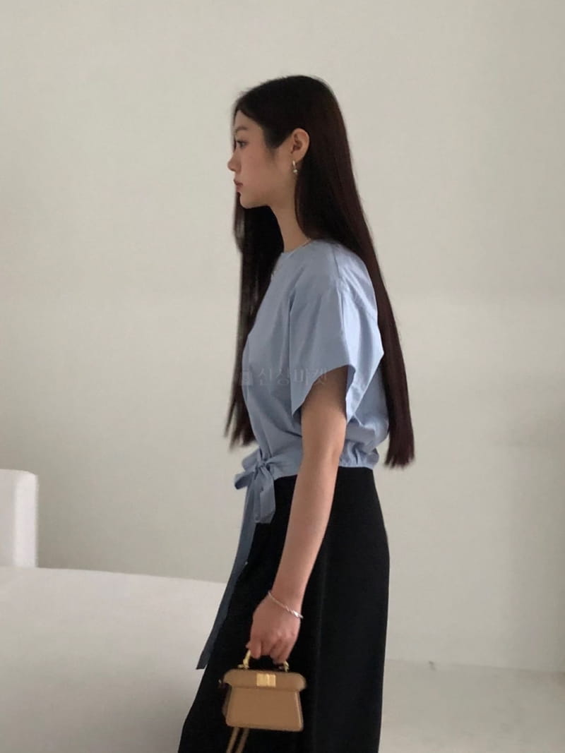 Your - Korean Women Fashion - #thelittlethings - BB Round Short Sleeves Blouse - 4
