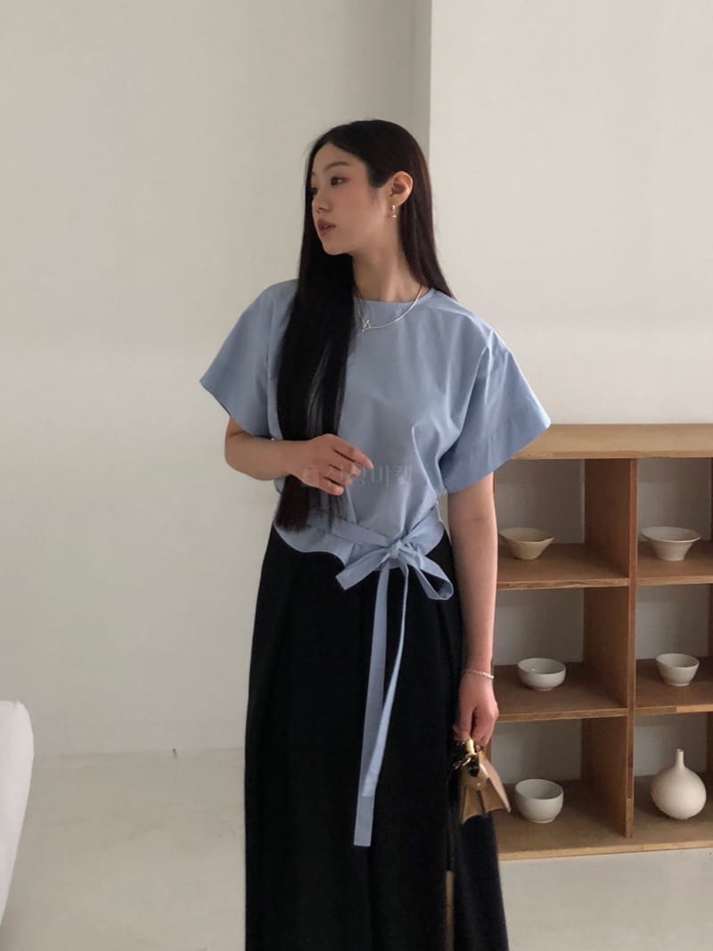 Your - Korean Women Fashion - #thelittlethings - BB Round Short Sleeves Blouse - 3