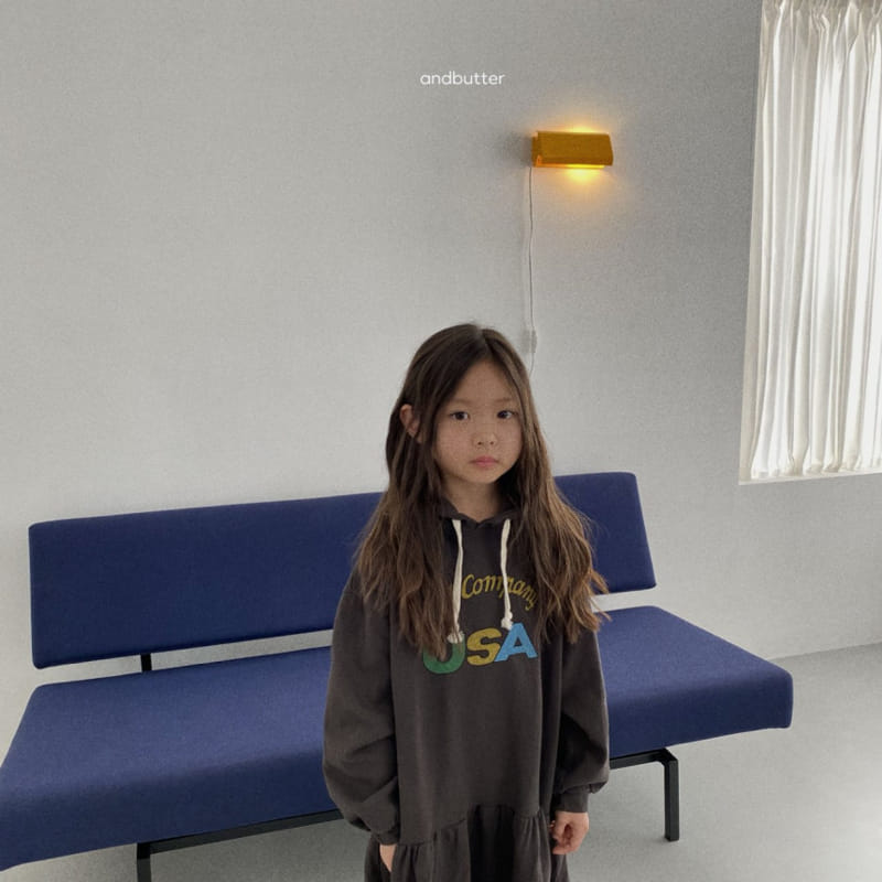 Andbutter - Korean Children Fashion - #Kfashion4kids - Plare Hoody One-piece - 8