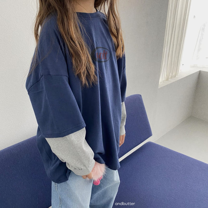 Andbutter - Korean Children Fashion - #Kfashion4kids - Bort Layered Tee - 5