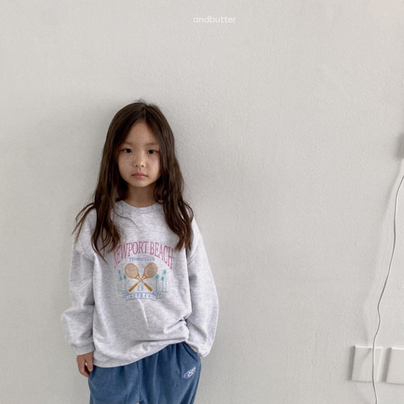 Andbutter - Korean Children Fashion - #Kfashion4kids - Tennis Sweatshirt - 2