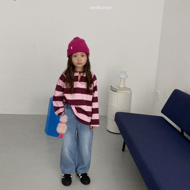 Andbutter - Korean Children Fashion - #childrensboutique - Autumm Jeans - 3