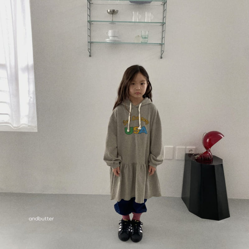 Andbutter - Korean Children Fashion - #childrensboutique - Plare Hoody One-piece