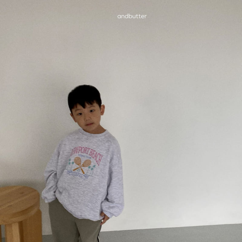Andbutter - Korean Children Fashion - #childrensboutique - Tennis Sweatshirt - 11