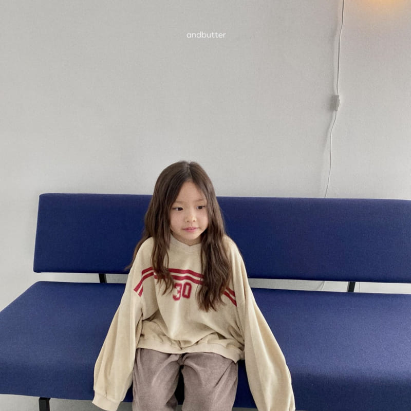 Andbutter - Korean Children Fashion - #designkidswear - Butter V Sweatshirt - 3