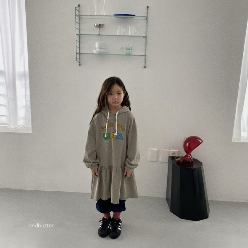 Andbutter - Korean Children Fashion - #discoveringself - Plare Hoody One-piece - 3